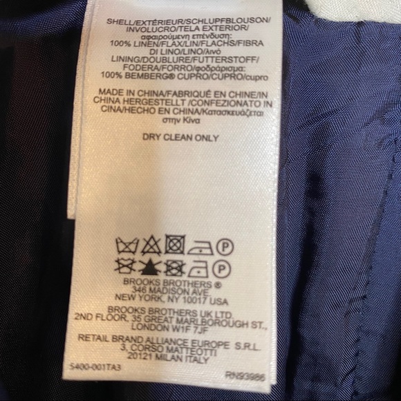 Brooks Brothers Caroline Fit Linen Pants size 2 - Picture 5 of 5